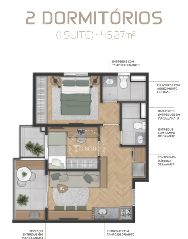 Apartamento à venda com 45m², 2 quartos com vaga - 11