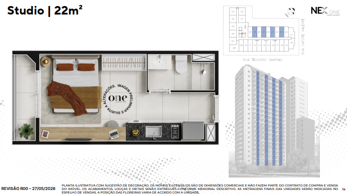 Studio à venda com 22m², 0 quartos sem vaga - 5