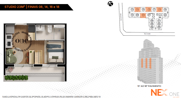 Studio à venda com 23m², 0 quartos sem vaga - 5