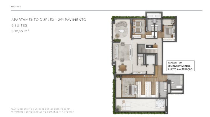 Apartamento à venda com 502m², 5 quartos com vaga - 12