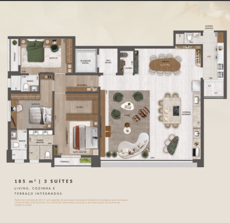 Apartamento à venda com 185m², 3 quartos com vaga - 14