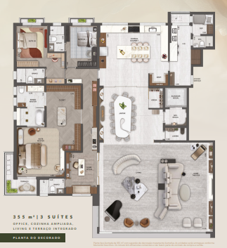 Apartamento à venda com 355m², 3 quartos com vaga - 16