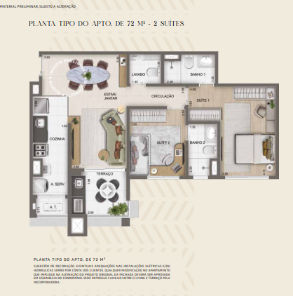 Apartamento à venda com 72m², 2 quartos com vaga - 30