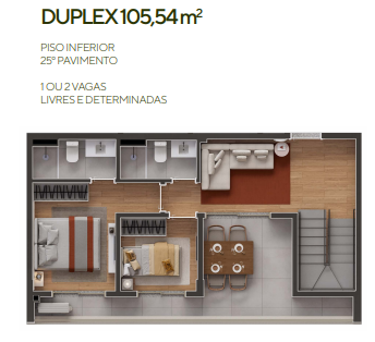 Apartamento à venda com 105m², 2 quartos com vaga - 21