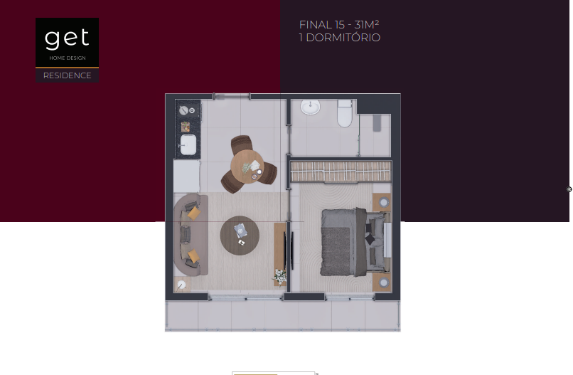 Apartamento à venda com 36m², 1 quarto sem vaga - 18