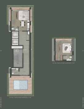 Apartamento à venda com 77m², 1 quarto sem vaga - 10