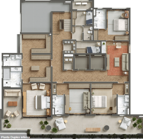 Apartamento à venda com 588m², 4 quartos com vaga - 15