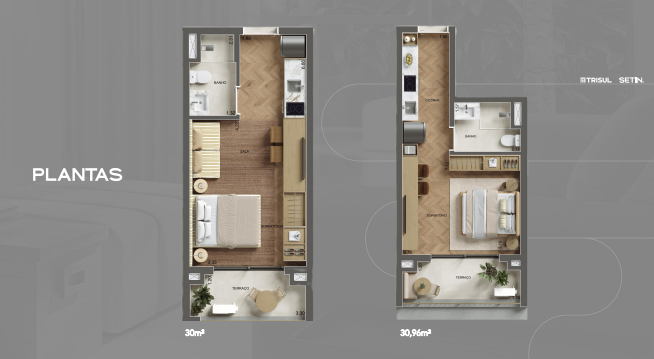 Studio à venda com 30m², 0 quartos sem vaga - 7