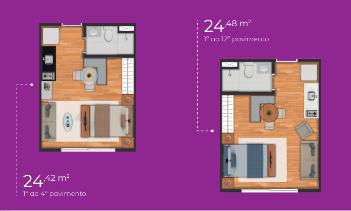 Studio à venda com 24m², 0 quartos sem vaga - 10