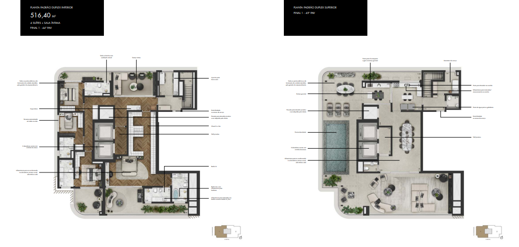 Apartamento à venda com 516m², 4 quartos com vaga - 17