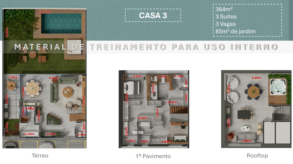 Apartamento à venda com 364m², 3 quartos com vaga - 17