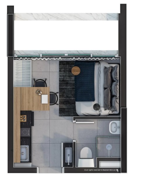 Studio à venda com 23m², 0 quartos sem vaga - 27