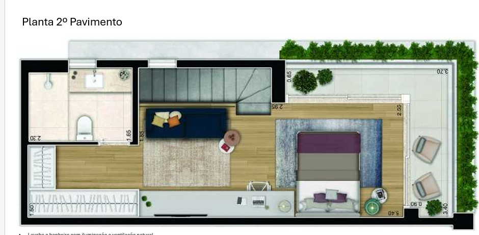 Apartamento à venda com 73m², 1 quarto sem vaga - 17