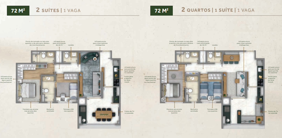 Apartamento à venda com 72m², 2 quartos com vaga - 16