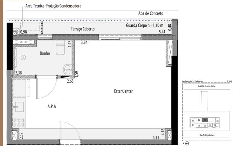Studio à venda com 34m², 0 quartos sem vaga - 23