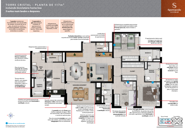 Apartamento à venda com 117m², 3 quartos com vaga - 4