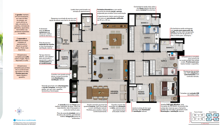 Apartamento à venda com 137m², 3 quartos com vaga - 4