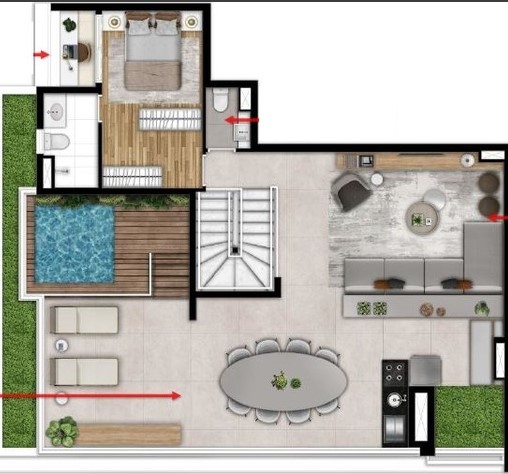 Apartamento à venda com 228m², 3 quartos com vaga - 20