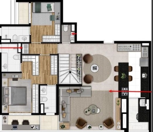 Apartamento à venda com 228m², 3 quartos com vaga - 21