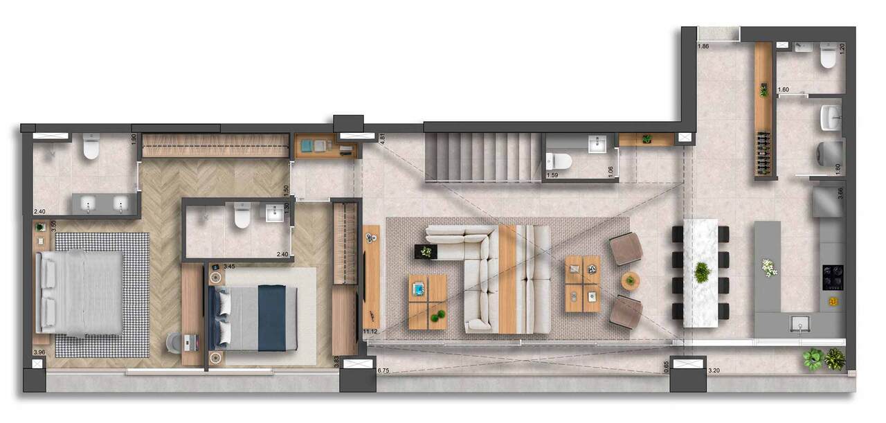 Apartamento à venda com 209m², 3 quartos com vaga - 24