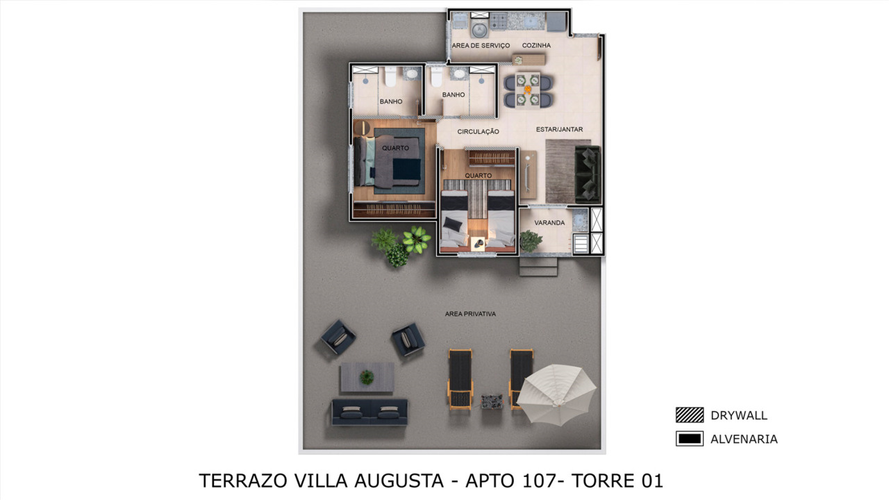 Apartamento à venda com 51m², 2 quartos com vaga - 16