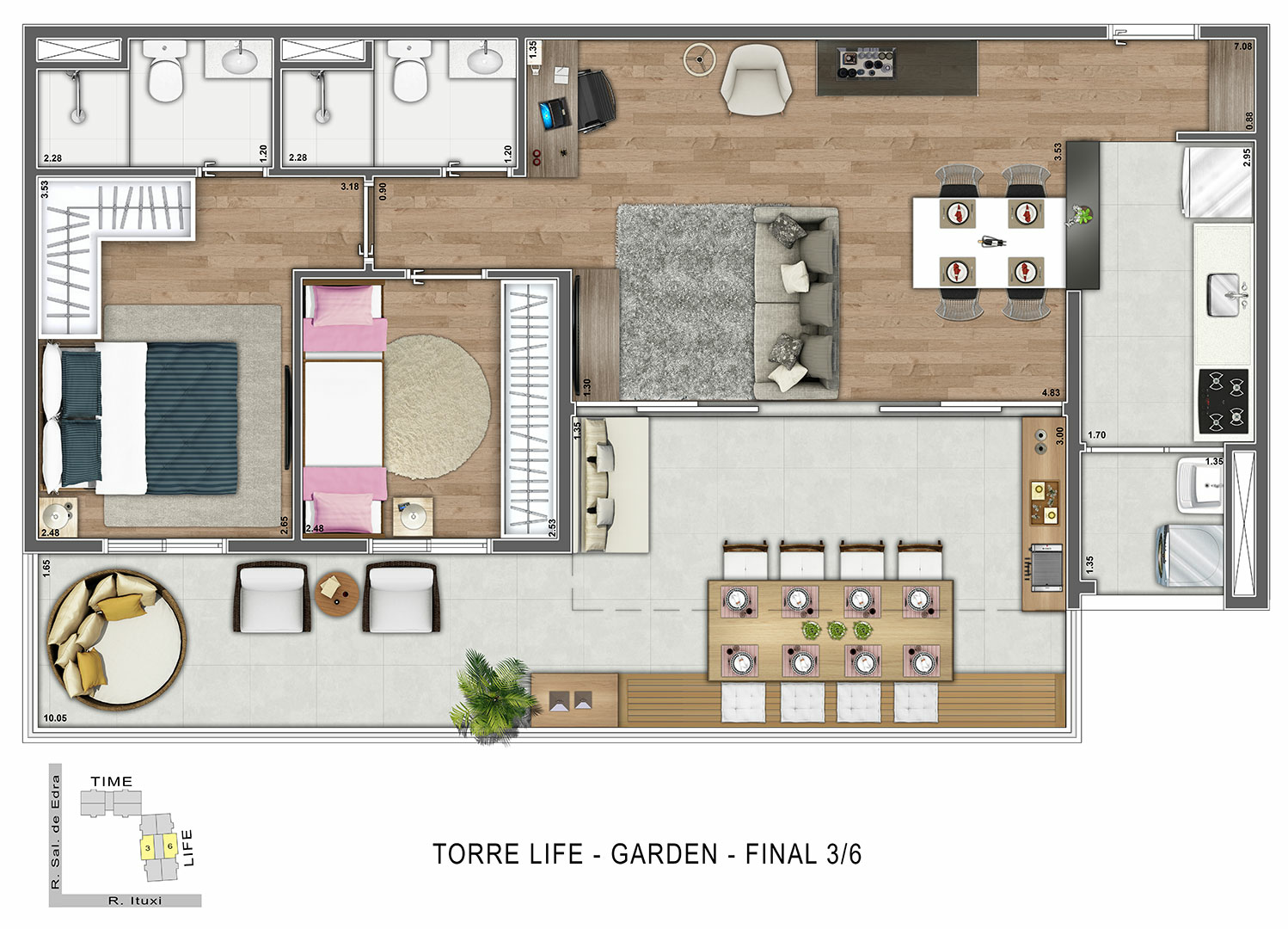 Apartamento à venda com 84m², 2 quartos com vaga - 22