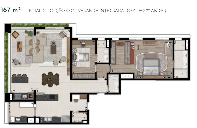 Apartamento à venda com 172m², 3 quartos com vaga - 27