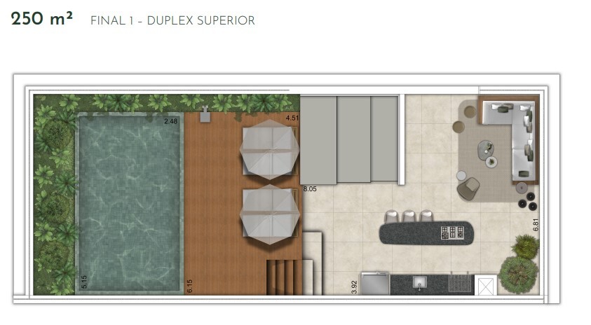 Apartamento à venda com 250m², 3 quartos com vaga - 25