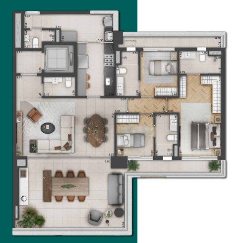 Apartamento à venda com 162m², 3 quartos com vaga - 24