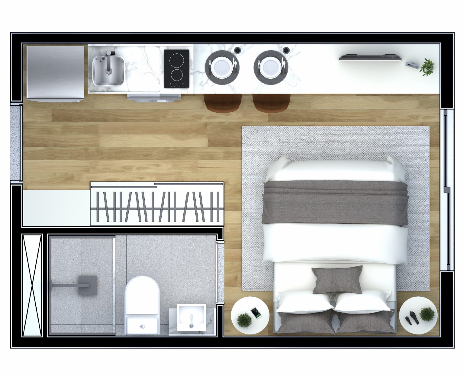 Studio à venda com 17m², 0 quartos sem vaga - 18