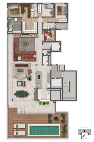 Apartamento à venda com 296m², 3 quartos com vaga - 20