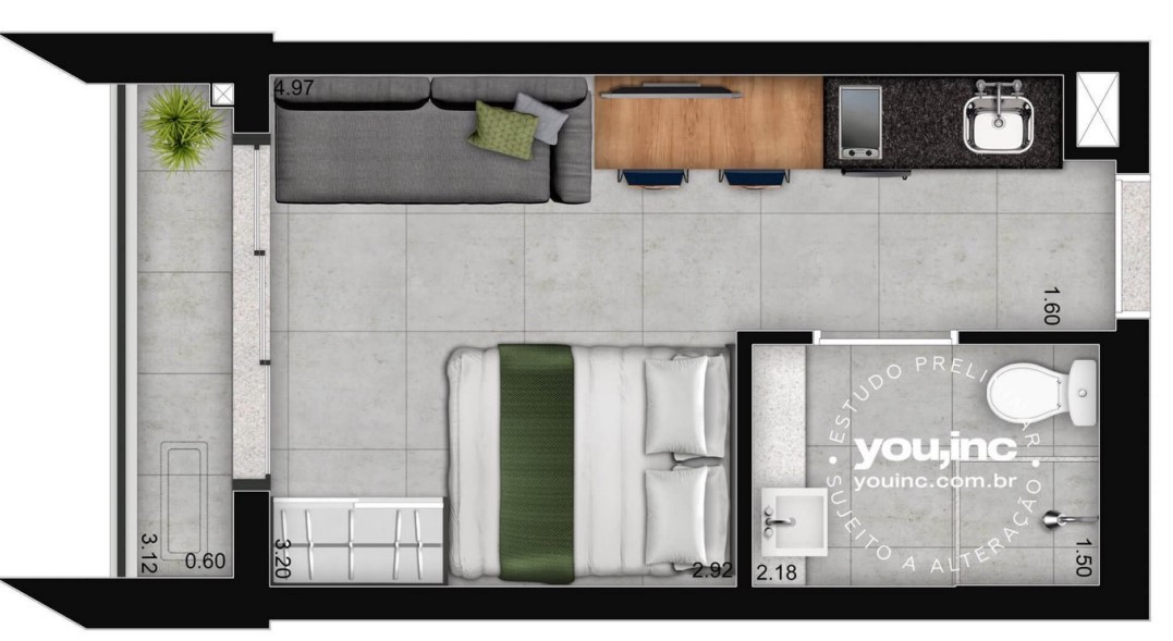 Studio à venda com 24m², 0 quartos sem vaga - 28