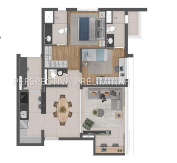 Apartamento à venda com 77m², 2 quartos com vaga - 18