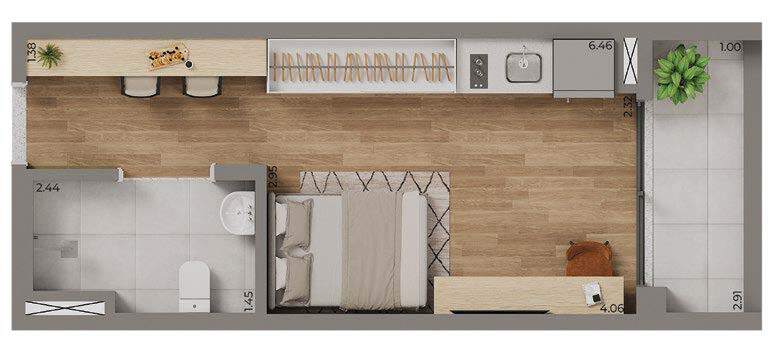 Apartamento à venda com 26m², 0 quartos sem vaga - 10