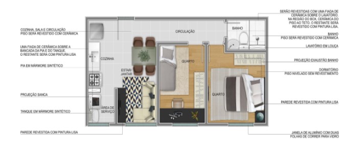 Apartamento à venda com 36m², 2 quartos com vaga - 11