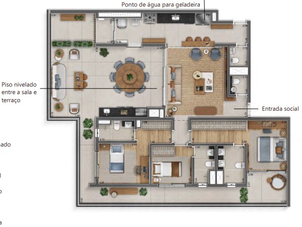Apartamento à venda com 167m², 3 quartos com vaga - 27