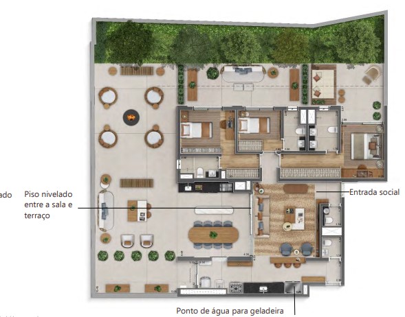 Apartamento à venda com 275m², 3 quartos com vaga - 27
