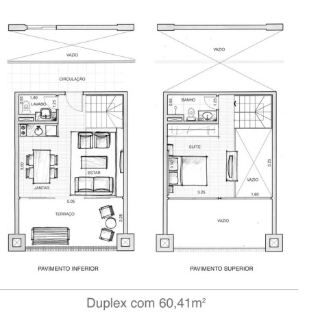 Apartamento à venda com 60m², 1 quarto com vaga - 83