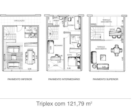 Apartamento à venda com 121m², 3 quartos com vaga - 82