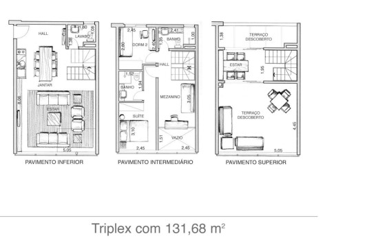 Apartamento à venda com 131m², 3 quartos com vaga - 82