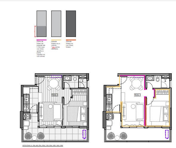 Studio à venda com 46m², 1 quarto com vaga - 85