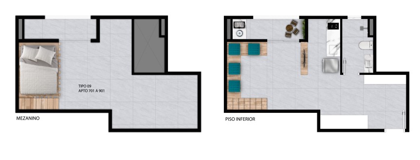 Studio à venda com 28m², 0 quartos sem vaga - 25