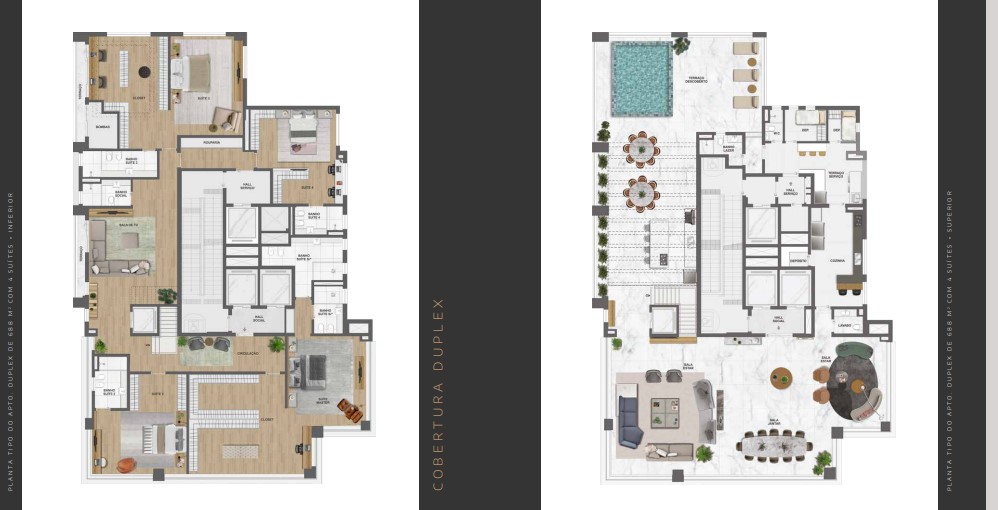 Apartamento à venda com 688m², 4 quartos com vaga - 13