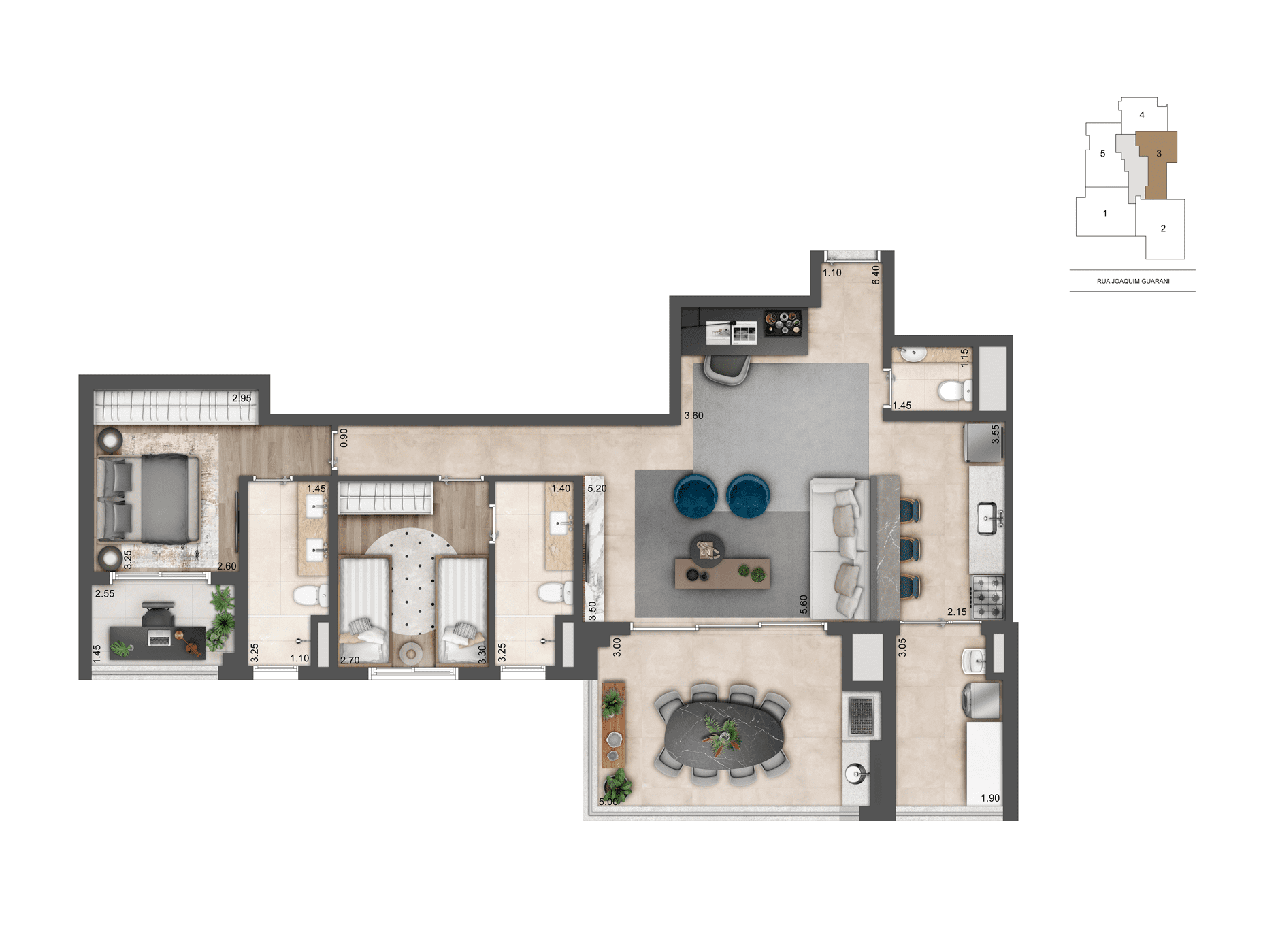 Apartamento à venda com 110m², 2 quartos com vaga - 14