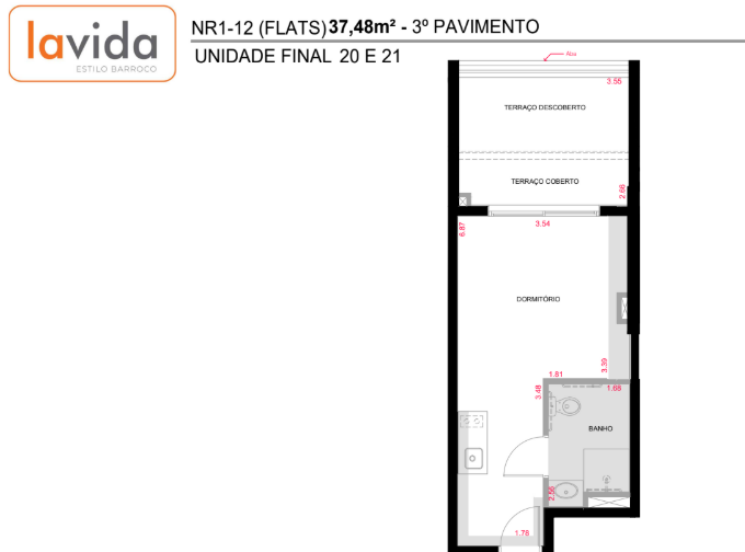 Apartamento à venda com 37m², 0 quartos sem vaga - 13