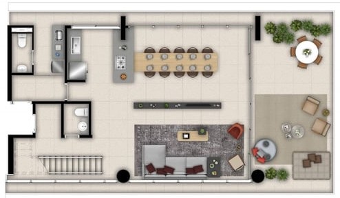 Apartamento à venda com 371m², 3 quartos com vaga - 25