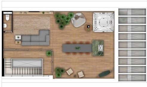 Apartamento à venda com 371m², 3 quartos com vaga - 27