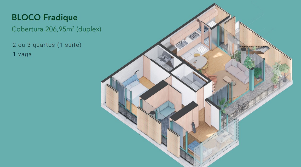 Apartamento à venda com 207m², 3 quartos com vaga - 21