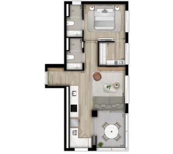 Apartamento à venda com 60m², 2 quartos sem vaga - 18