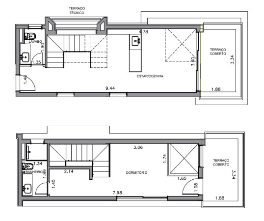 Apartamento à venda com 84m², 1 quarto sem vaga - 14
